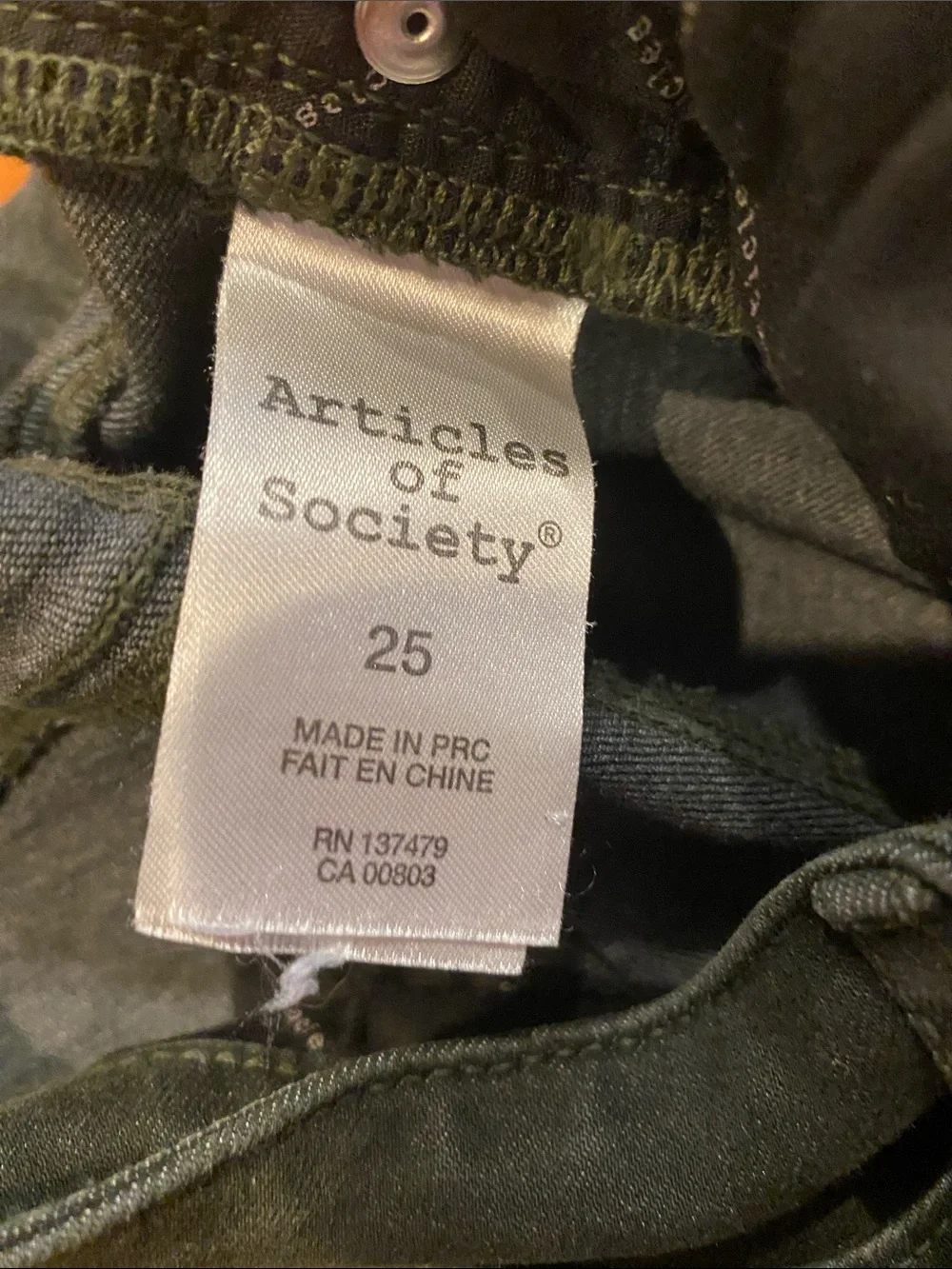 Articles Of Society Black Skinny Jeans - Sleek Fit